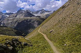 瑞士阿爾卑斯山,高山,山