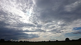 云,景觀,碧落