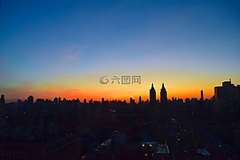 日出,天空,上午