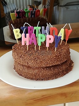 生日快樂,蛋糕,巧克力