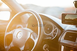 车,室内,操舵