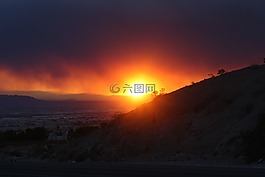 太陽,火,光