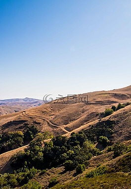 山,美國加州,公路