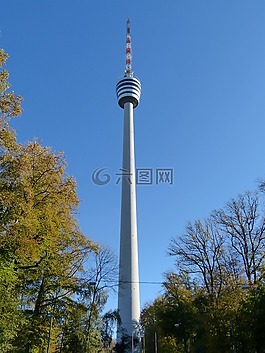斯图加特,电视塔,塔