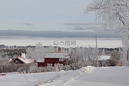 全白,封面,雪