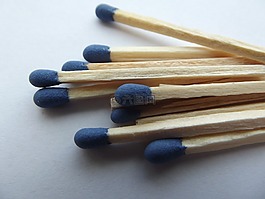 匹配,火柴盒,燒傷