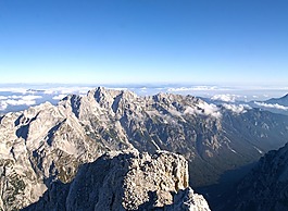 山,查看,自然