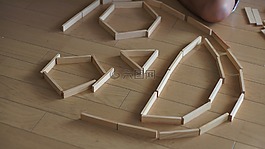 積木,臉,孩子們