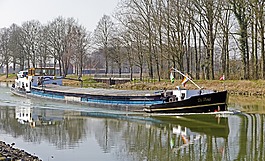 驳船,马达船,多特蒙德 ems kanal