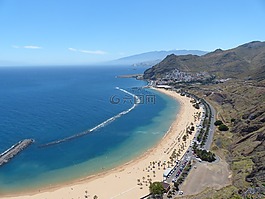 海灘,水,海