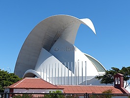 演藝廳德特內里費,特內里費島的禮堂,大廳