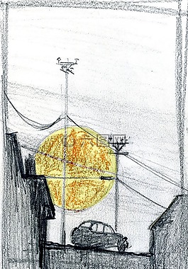 下午太陽(yáng),日落,夕陽(yáng)