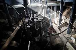 發(fā)動機,船,漁