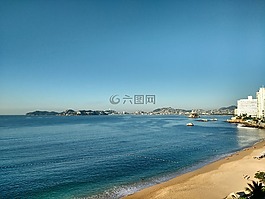 阿卡普爾科,黎明,海灘