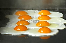 蛋,烘烤,吃