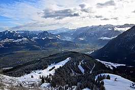 山,冬季运动,雪