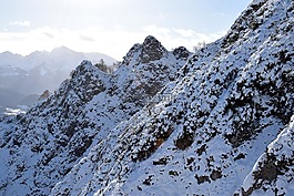 山,冬季运动,雪