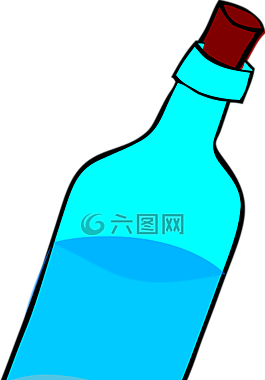 瓶,水,軟木