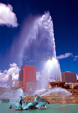 芝加哥,建設,市中心