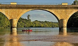 limeuil,法國,橋