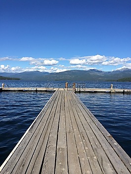 塢站,夏天,湖