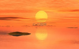 太阳,日落,日出
