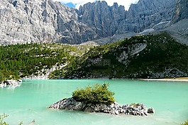 湖,bergsee,山世界
