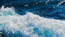 波,泡沫,噴霧