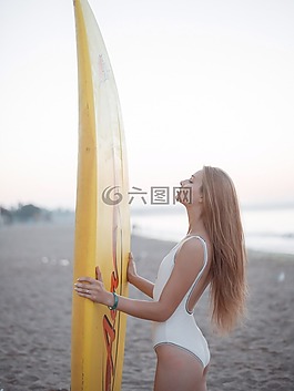 女孩,沖浪,董事會(huì)