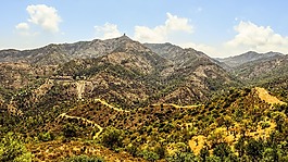 塞浦路斯,troodhos,山