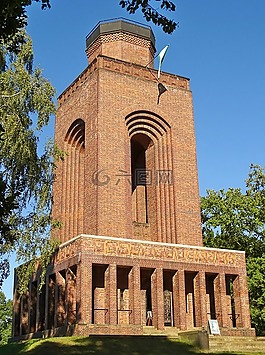 城堡,塔,bismarkturm