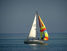 船,海,天空