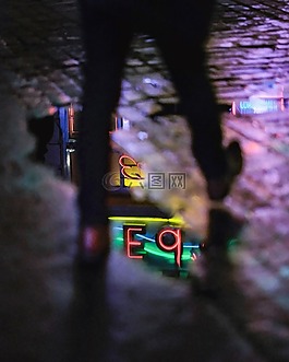 人,走,黑暗