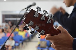 吉他,手,音樂