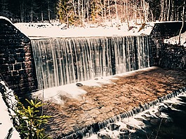阿爾高,水,山間溪流