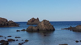 月球景觀,氣氛,海