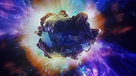 空間,流星,明星