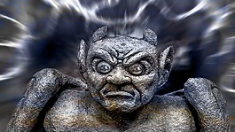 魔鬼,掩碼,飛