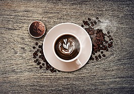 咖啡,bean,杯
