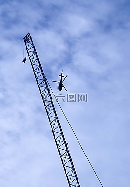 直升機(jī),起重機(jī),建設(shè)