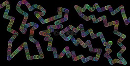 線,蛇,豐富多彩