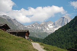 阿爾姆,高山,棚屋