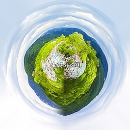 星球，漂浮,行星,島