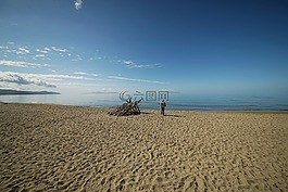 國家公園,海灘,海