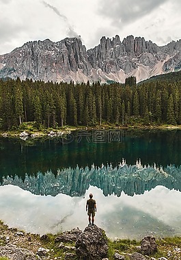 山,高原,云