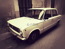 汽車,老,古董車