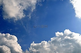 藍色,云,天空