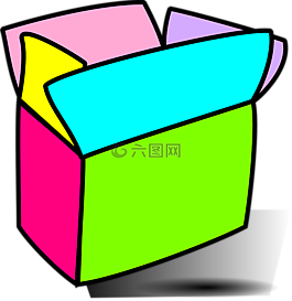盒,多彩,開放