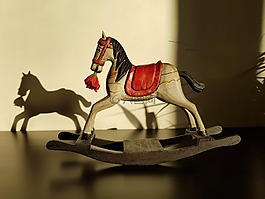 搖馬,玩具,塑像