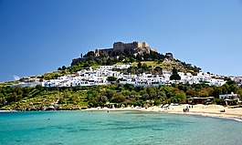 lindos,希臘,建筑物